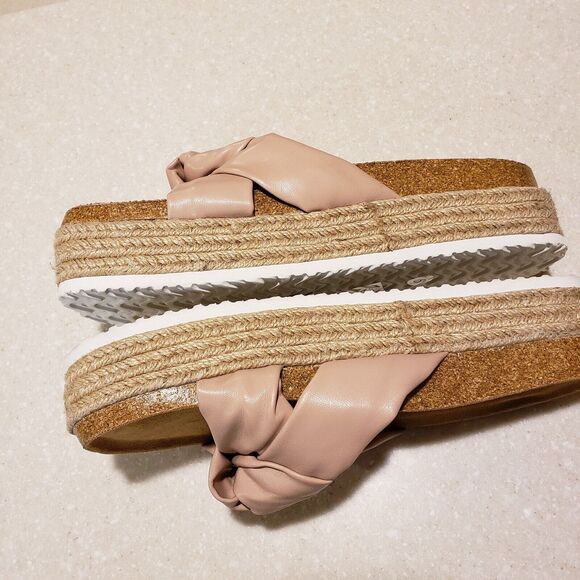 ASOS DESIGN Womens Teegan knotted Platform Size 9 Pink - Picture 5 of 10